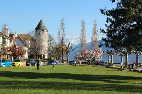 La ciudad vieja de Montreux