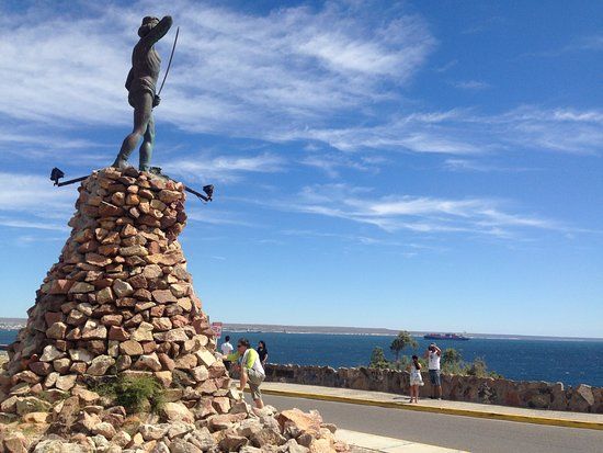 el Monumento al Indio Tehuelche