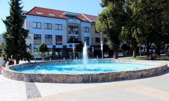 Fountain on the SNP Square