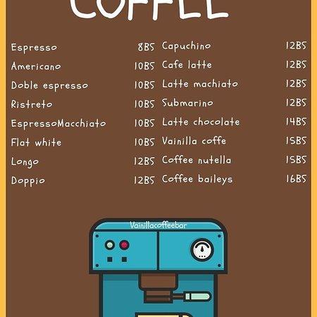 Vainilla Coffe Bar