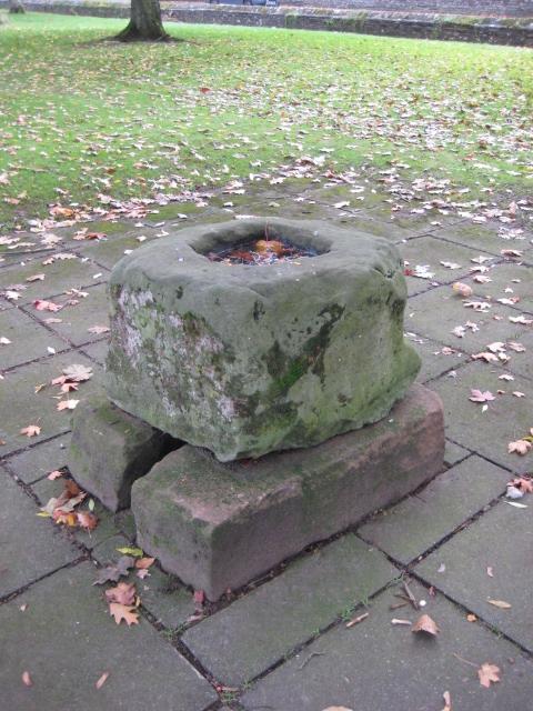 Plague Stone In Grounds Of Greengarth Old People's Home