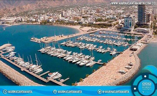 el puerto deportivo de Santa Marta