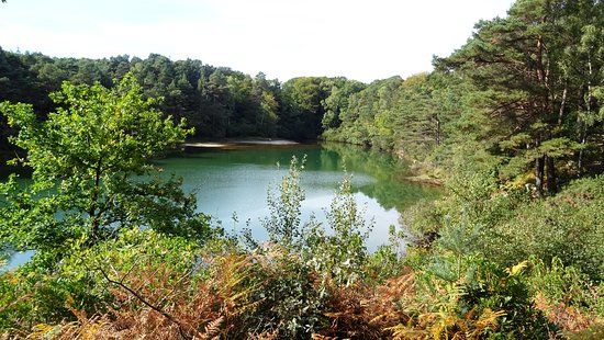 The Blue Pool and Tea House